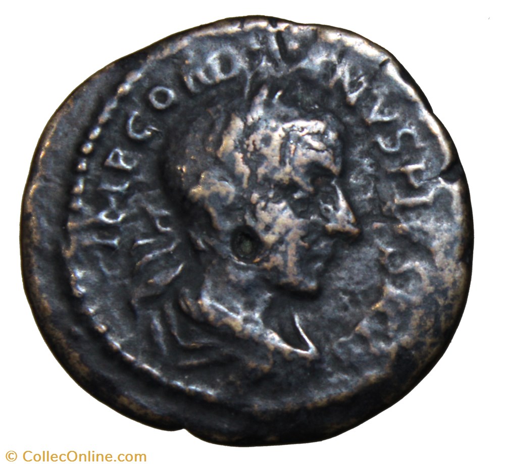 Diassaria Gordien lauré, concordia monnaies antiquite av jc ap romaines provinciales diassaria gordien laure concordia