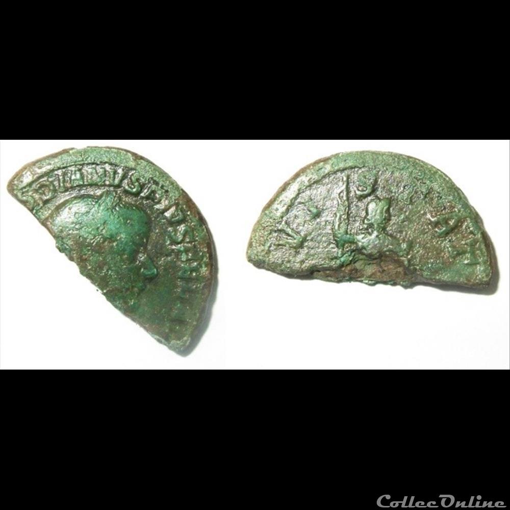 monnaie antique romaine demi as