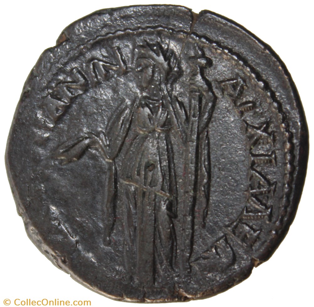 Gordien et Tranquilline Pentassaria demeter monnaie antique av jc ap romaine provinciale gordien et tranquilline pentassaria demeter