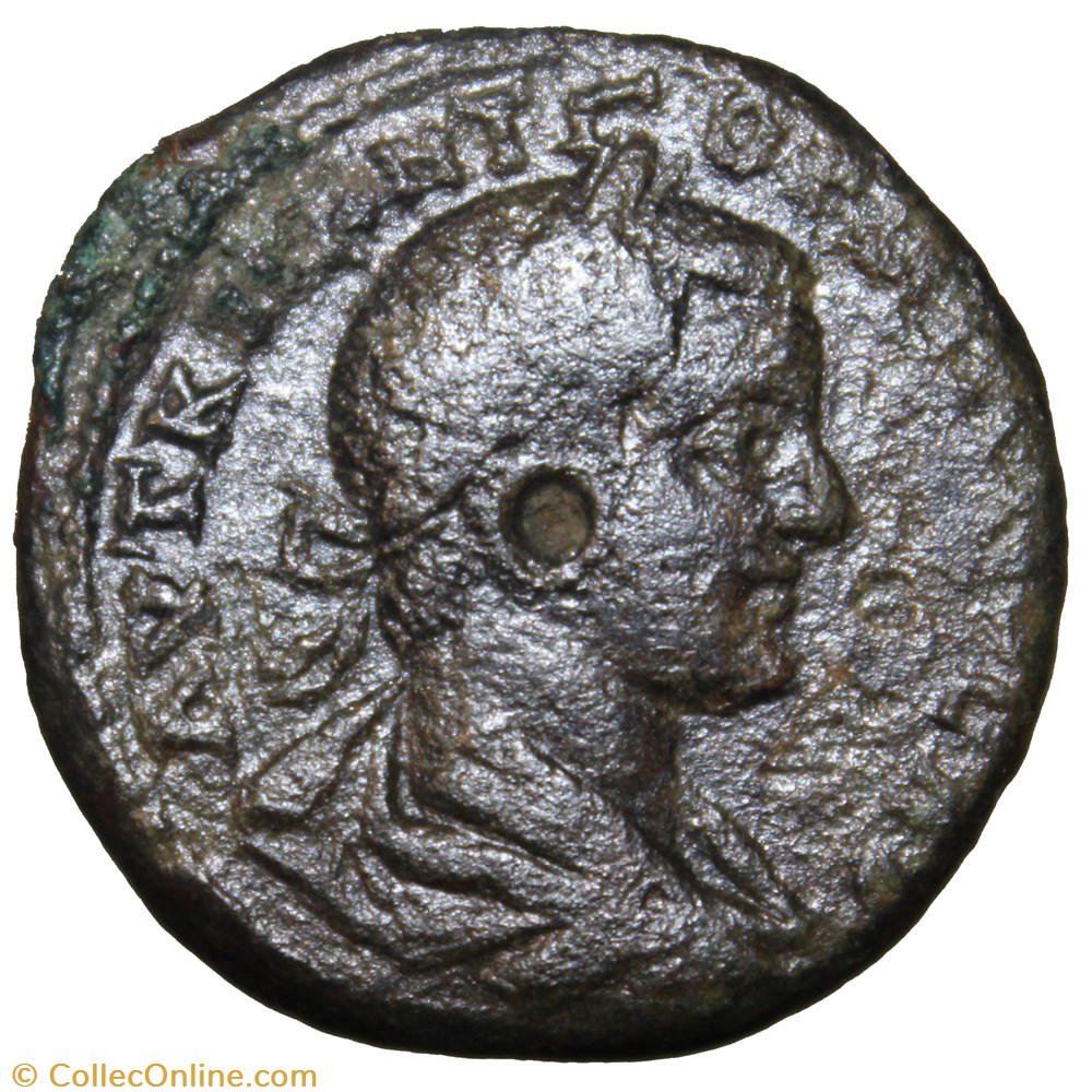 Triassaria Sarapis monnaie antique av jc romaine provinciale triassaria sarapis