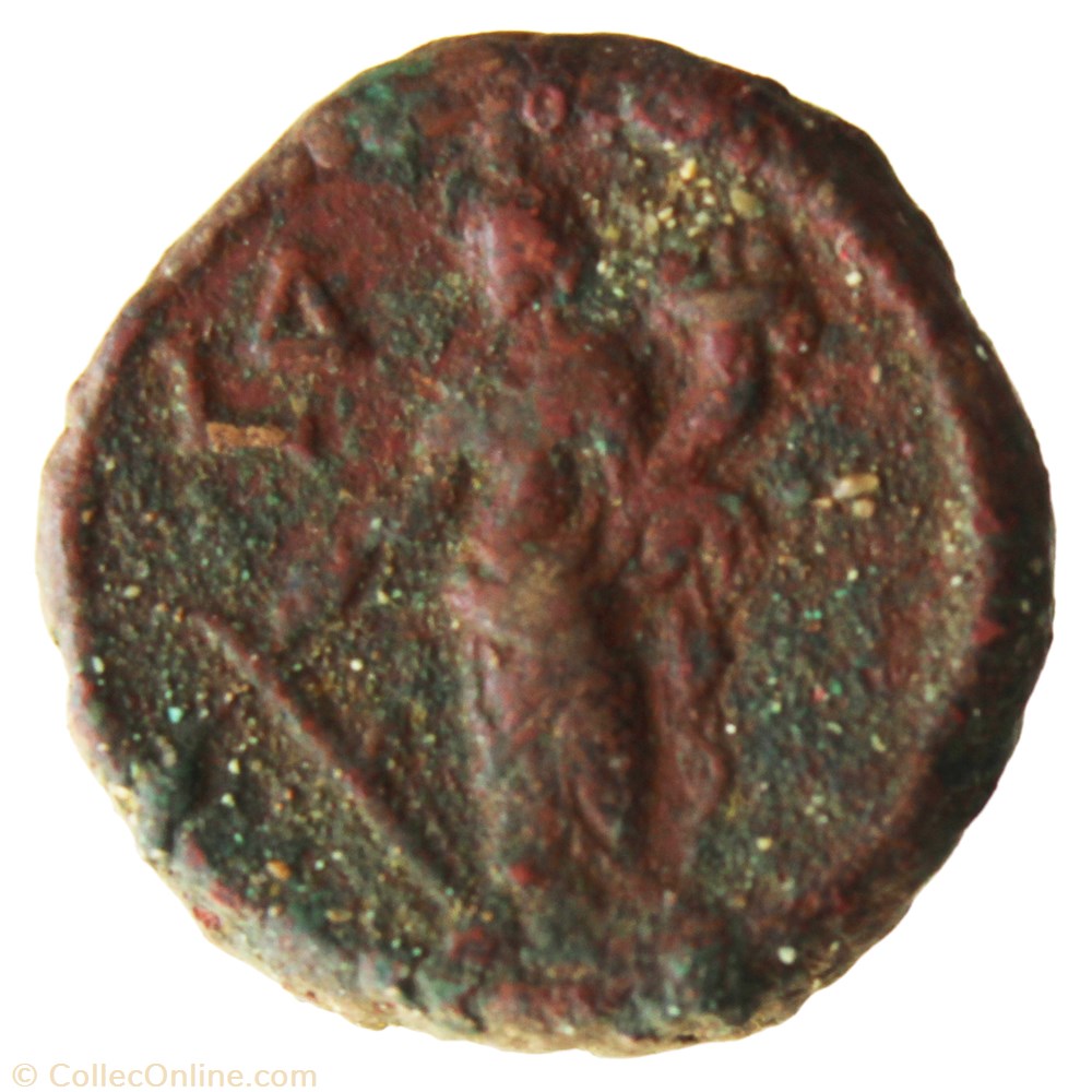 monnaie antique av jc ap romaine provinciale gordien auguste an 4 tyche