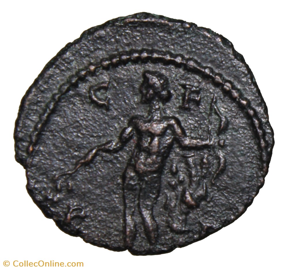 monnaie antique av jc romaine provinciale assarion gordien apollon