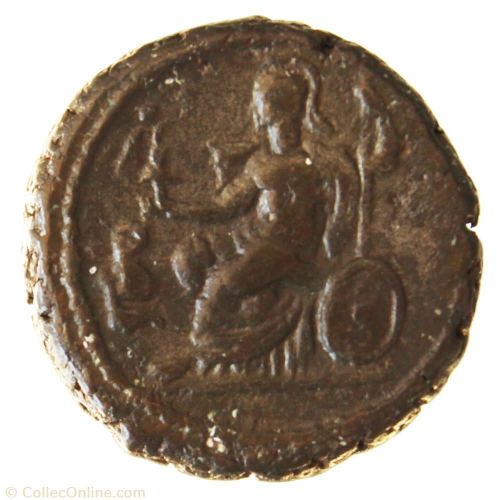 Gordien Auguste an 2 Athena monnaie antique av jc ap romaine provinciale gordien auguste an 2 athena