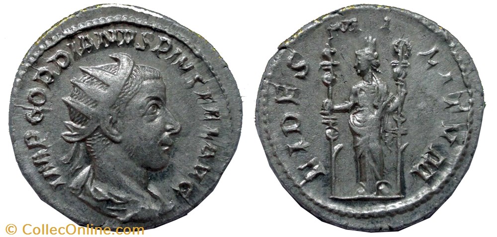Antoninien 2eme émission phase A Fides monnaie antique av jc ap romaine antoninien 2eme emission phase a fides