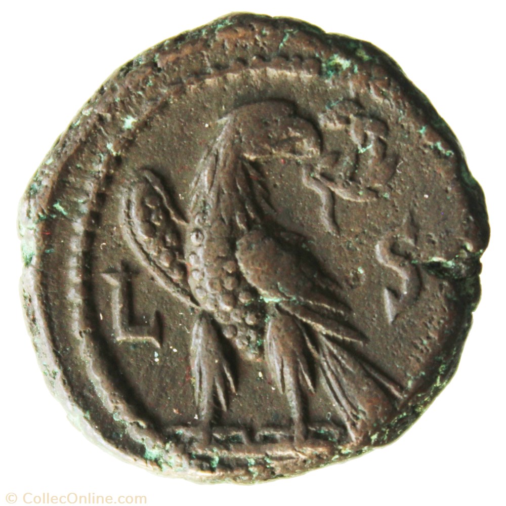 monnaie antique av jc ap romaine provinciale gordien auguste an 6 aigle
