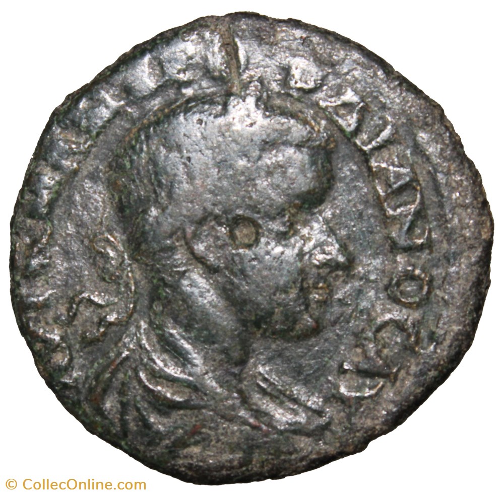 monnaie antique av jc romaine provinciale gordien tetrassaria sarapis