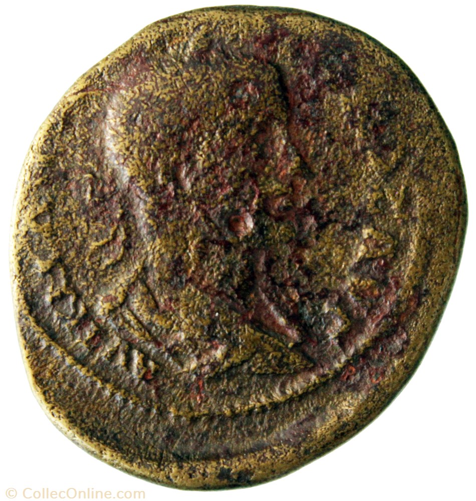 Tétrassaria Dikaiosine monnaie antique av jc ap romaine provinciale tetrassaria dikaiosine