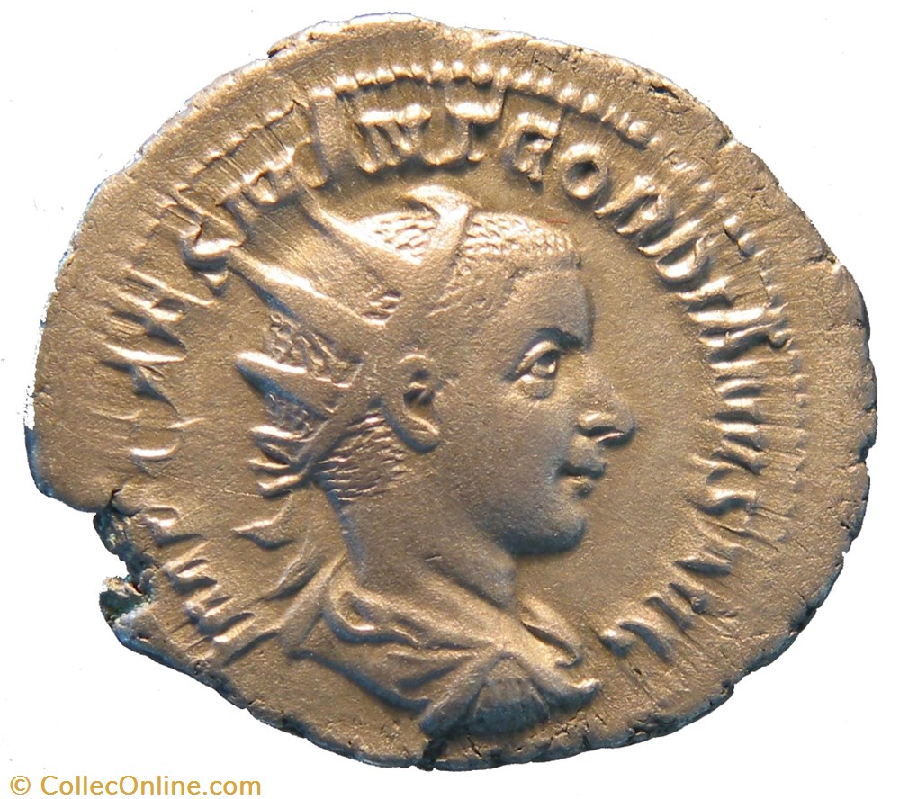 antoninien 3e émission 1ere phase Virtus monnaie antique av jc ap romaine antoninien 3e emission 1ere phase virtus
