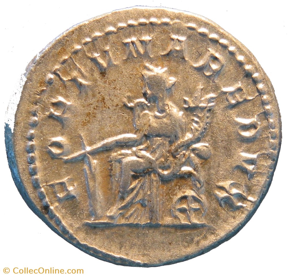 antoninien 5e émission Fortuna monnaie antique av jc ap romaine antoninien 5e emission fortuna