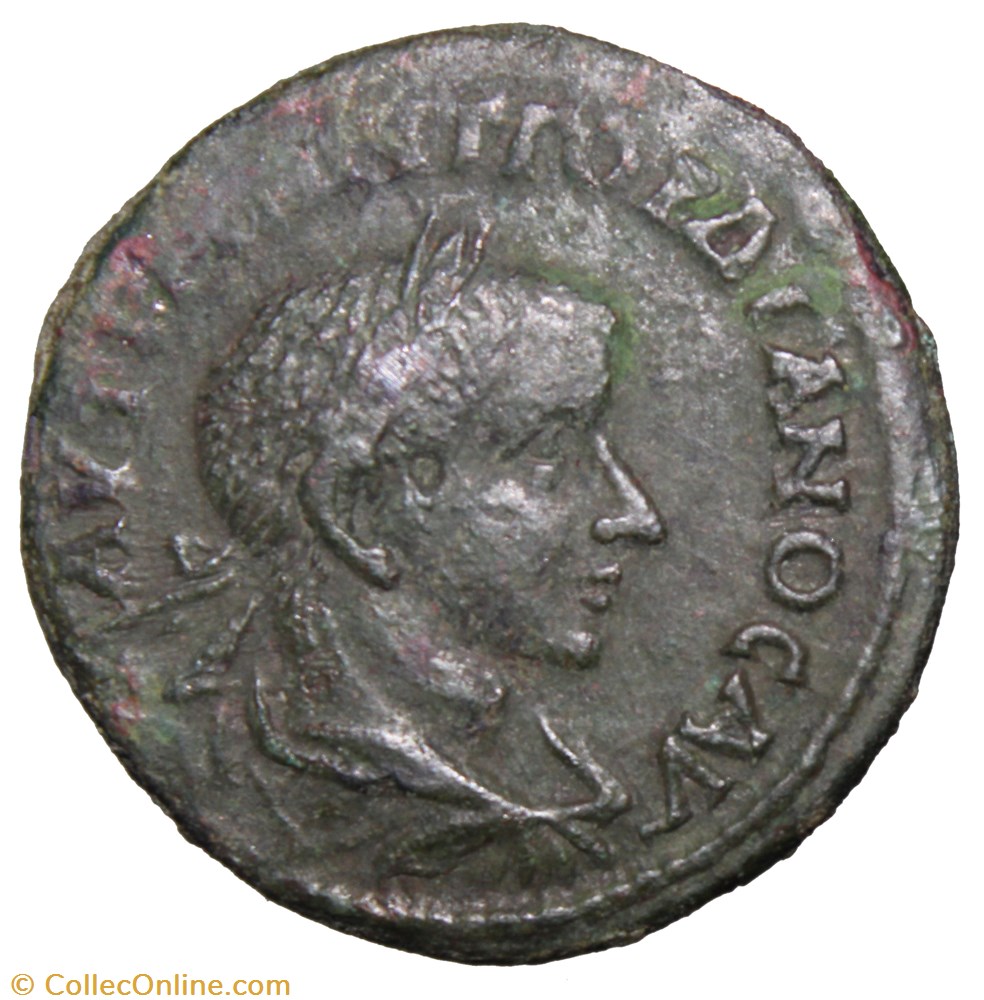 Gordien Tétrassaria Hercules monnaie antique av jc ap romaine provinciale gordien tetrassaria hercules