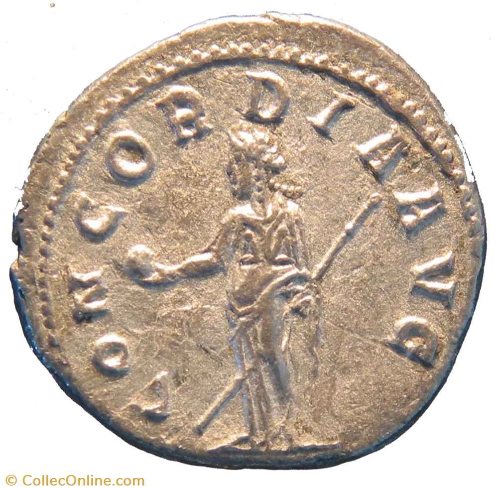Antoninien 1ere émission Concordia monnaie antique av jc ap romaine antoninien 1ere emission concordia