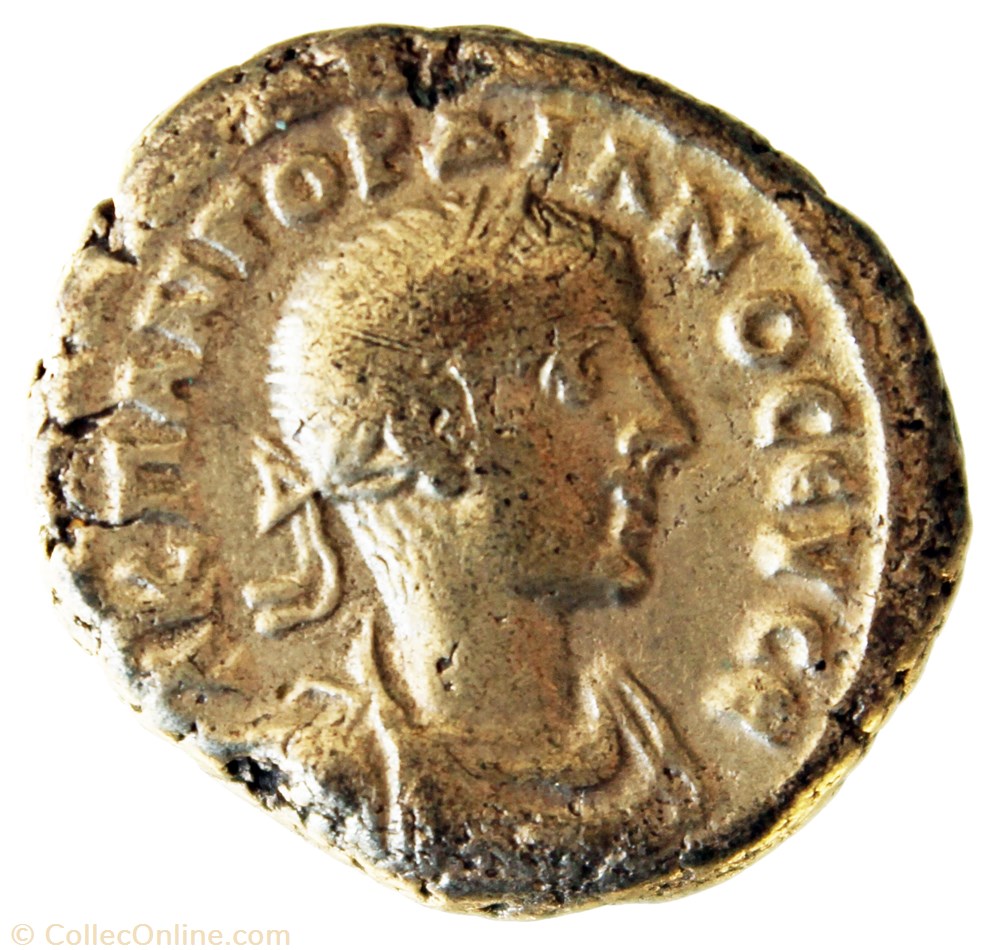 Gordien Auguste an 3 aigle monnaie antique av jc ap romaine provinciale gordien auguste an 3 aigle
