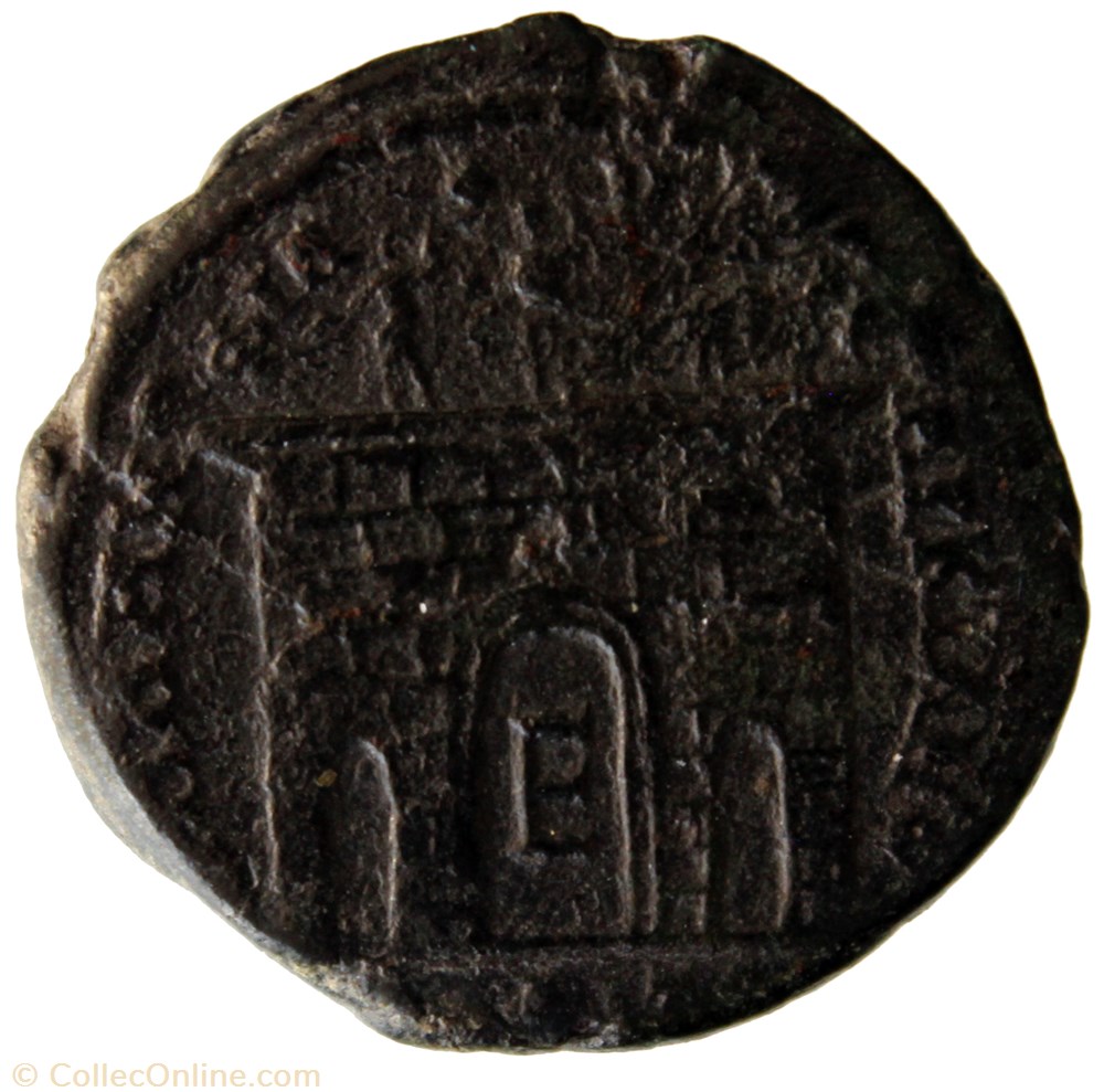 Pentassaria Gordien et Sarapis Porte ou arche du triomphe monnaie antique av jc romaine provinciale pentassaria gordien et sarapis porte ou arche du triomphe
