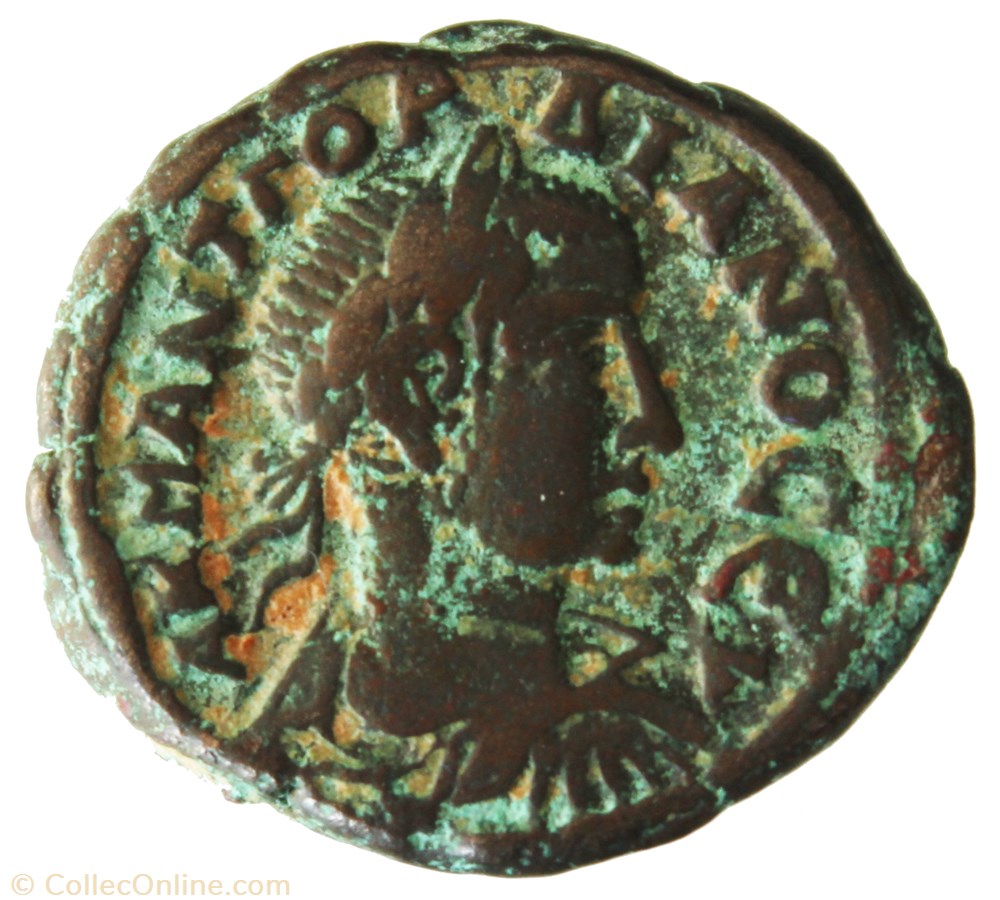 Gordien Auguste an 7 Sarapis monnaie antique av jc romaine provinciale gordien auguste an 7 sarapis