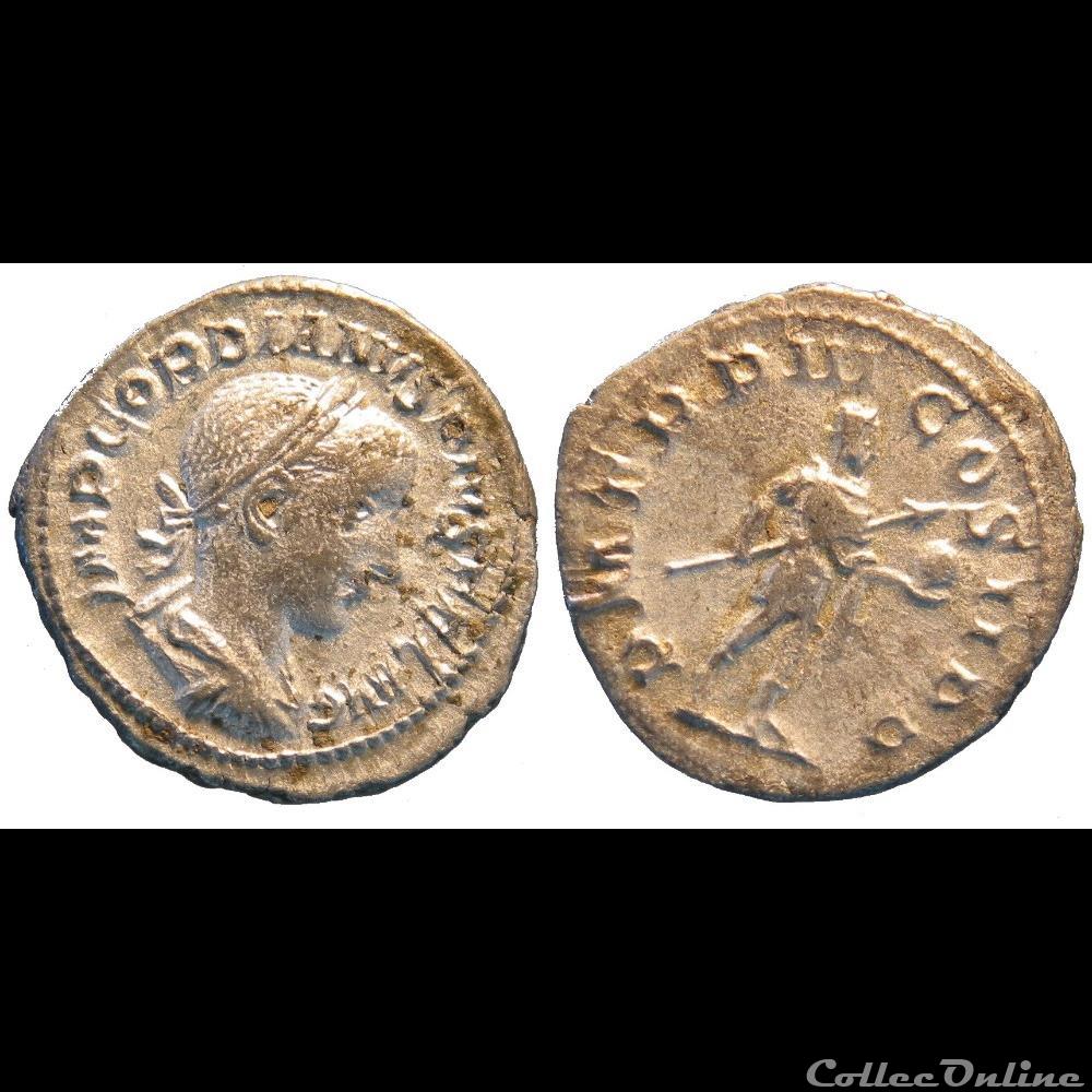 monnaie antique av jc a ap romaine denier 4e emission gordien