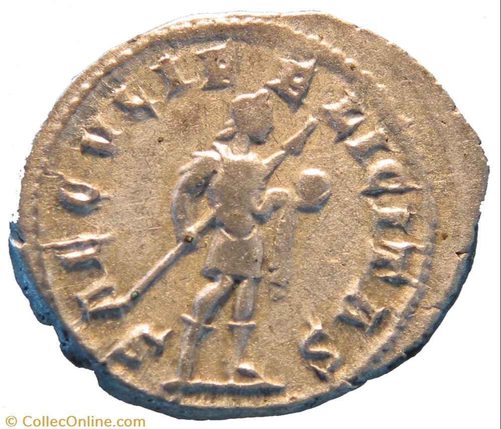 Antoninien 2eme émission phase B Gordien monnaie antique av jc ap romaine antoninien 2eme emission phase b gordien