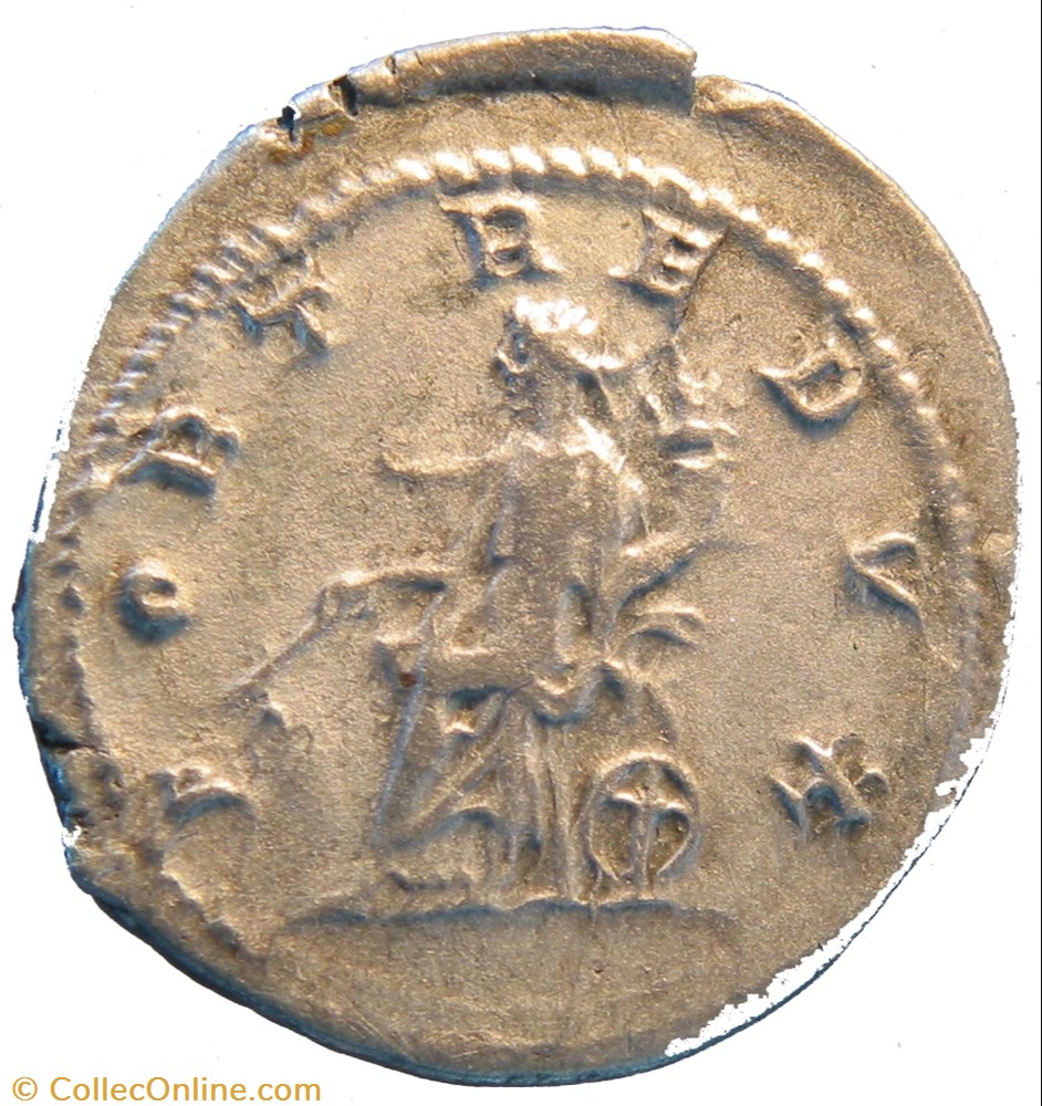 antoninien 5e émission Fortuna monnaie antique av jc ap romaine antoninien 5e emission fortuna