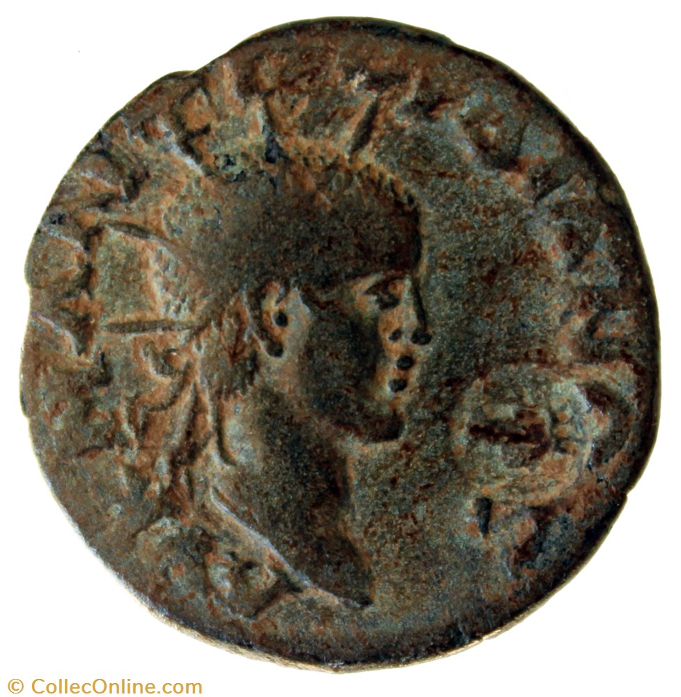 Tetrassaria Mont Argée sur un autel portant ENTI monnaie antique av jc ap romaine provinciale tetrassaria mont argee sur un autel portant enti