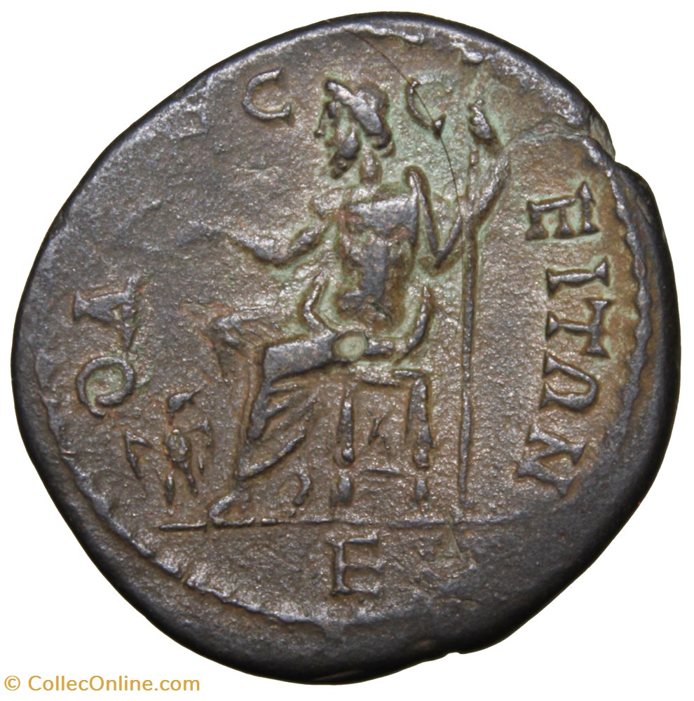 Pentassaria Gordien et Sarapis Zeus monnaie antique av jc romaine provinciale pentassaria gordien et sarapis zeus