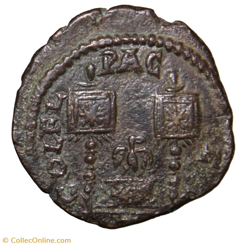 Diassaria Tranquilline, étendards monnaies antiquite av jc ap romaines provinciales diassaria tranquilline etendards
