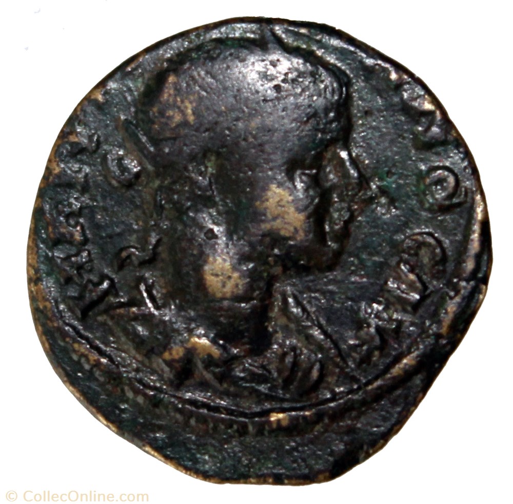 Gordien Juliopolis 3 étendards monnaie antique av jc ap romaine provinciale gordien juliopolis 3 etendards