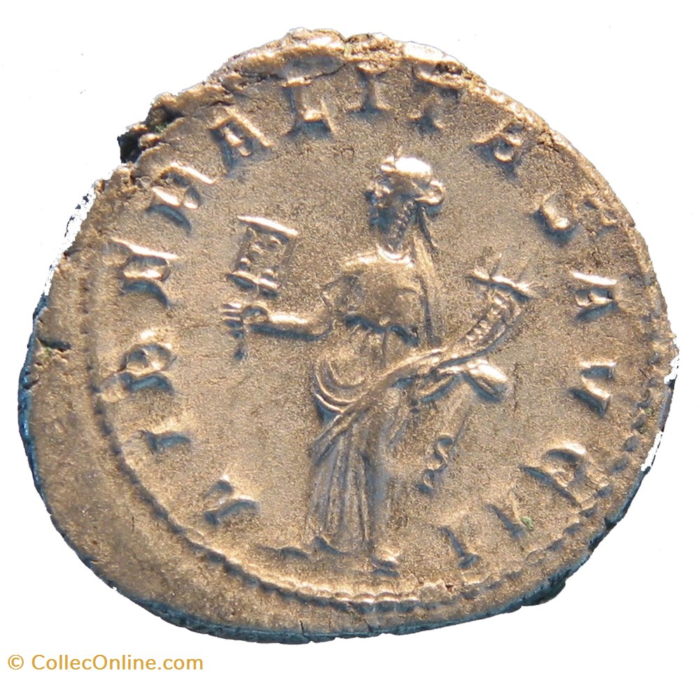 antoninien 3e émission 3e phase Liberalitas hybride monnaie antique av jc ap romaine antoninien 3e emission 3e phase liberalitas hybride