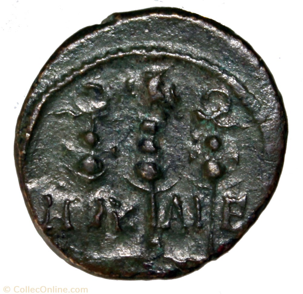 Gordien AE20 3 étendards monnaie antique av jc ap romaine provinciale gordien ae20 3 etendards