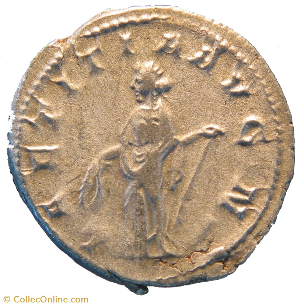 antoninien 4e émission Laetitia monnaie antique av jc ap romaine antoninien 4e emission laetitia