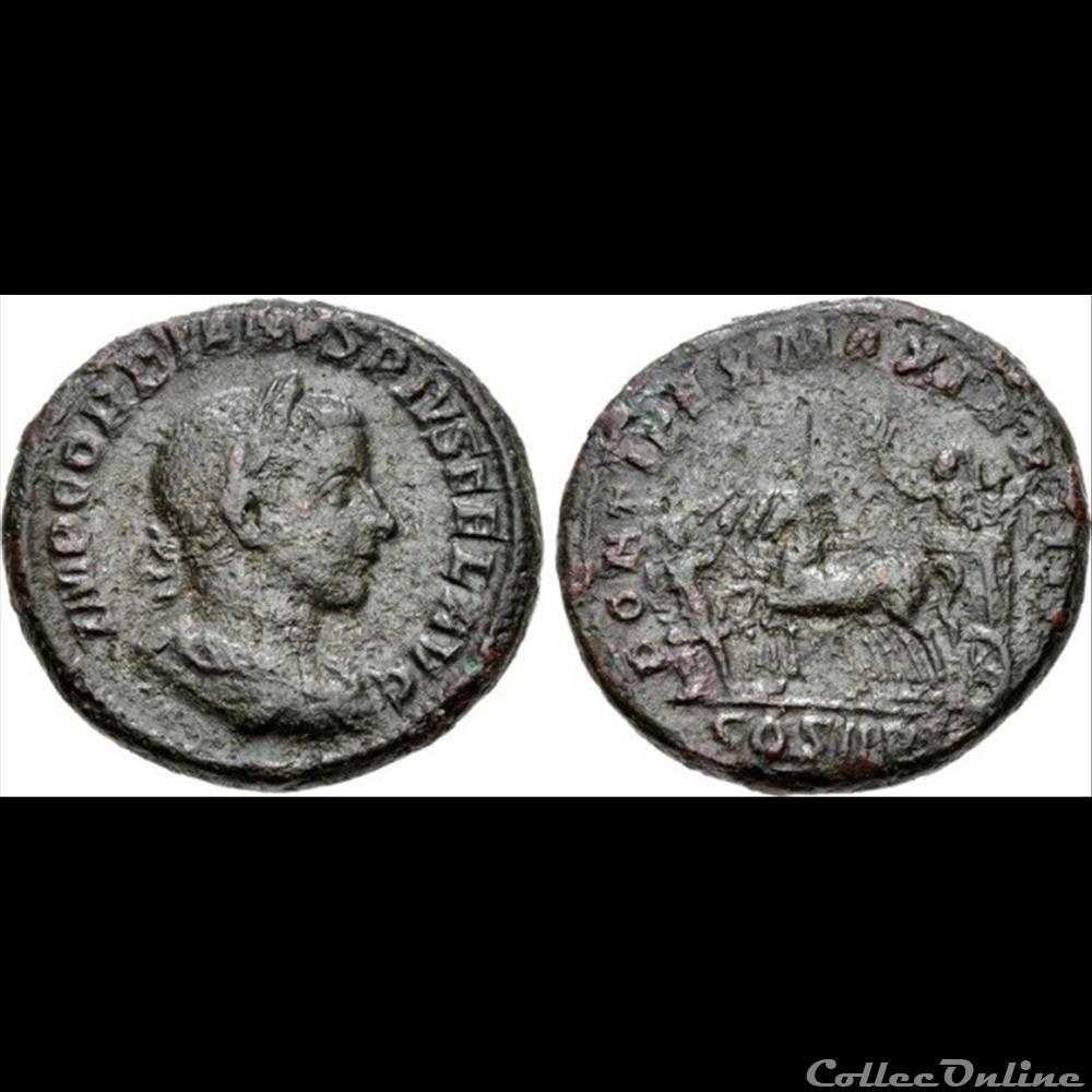 monnaie antique romaine petit medaillon de bronze