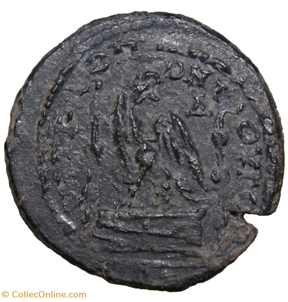 Tetrassaria Gordien aigle sur un autel monnaies antiquite av jc ap romaines provinciales tetrassaria gordien aigle sur un autel