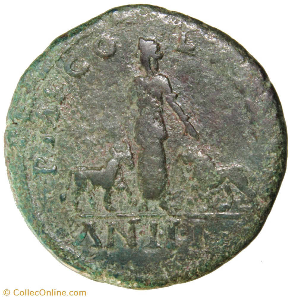 sesterce AN 3 monnaie antique av jc ap romaine provinciale sesterce an 3