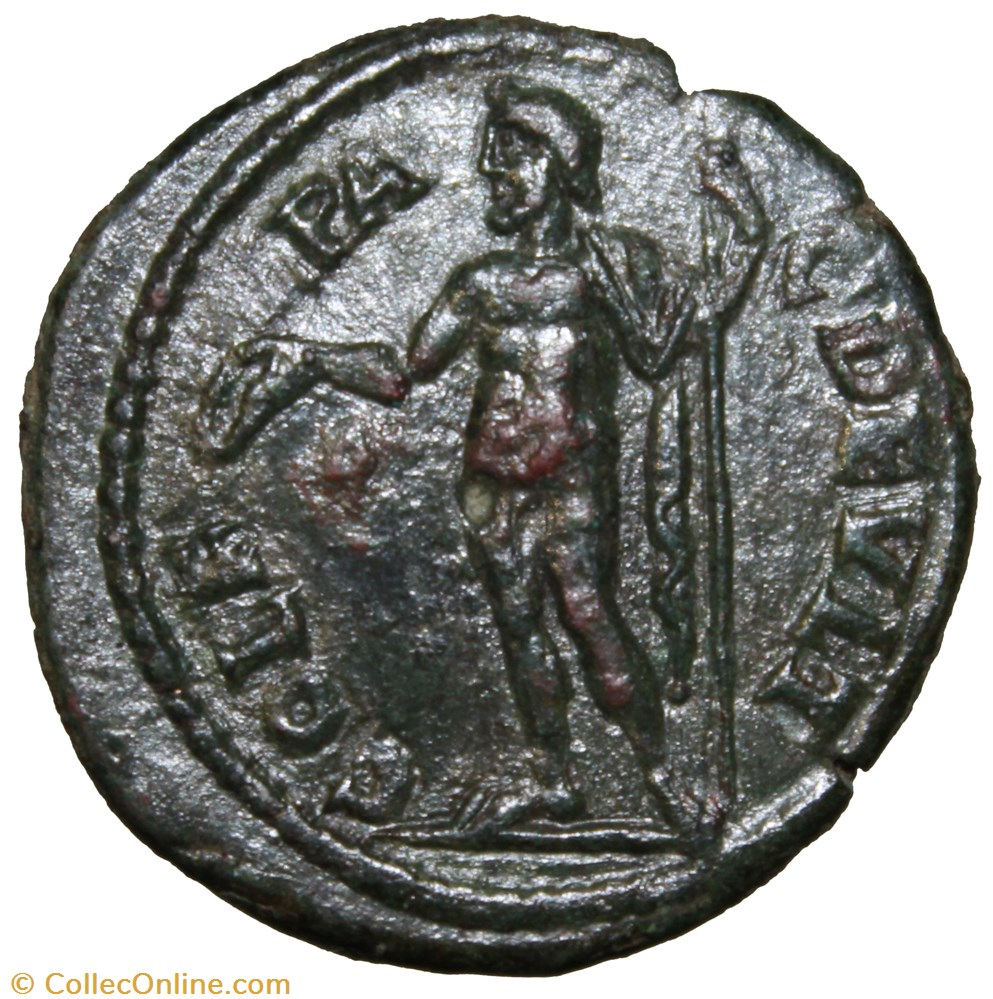 Diassaria Gordien radié, jupiter monnaies antiquite av jc ap romaines provinciales diassaria gordien radie jupiter
