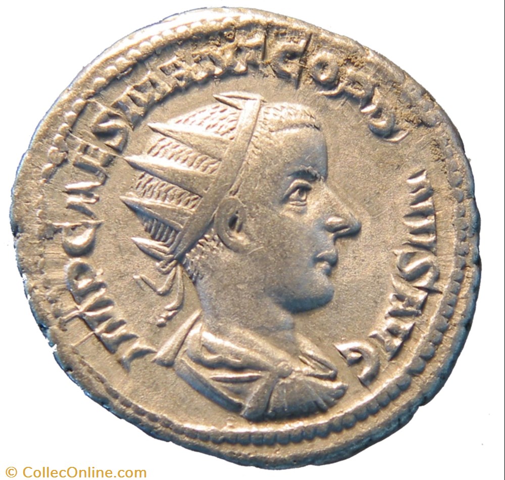 antoninien 3e émission 1ere phase Gordien monnaie antique av jc ap romaine antoninien 3e emission 1ere phase gordien