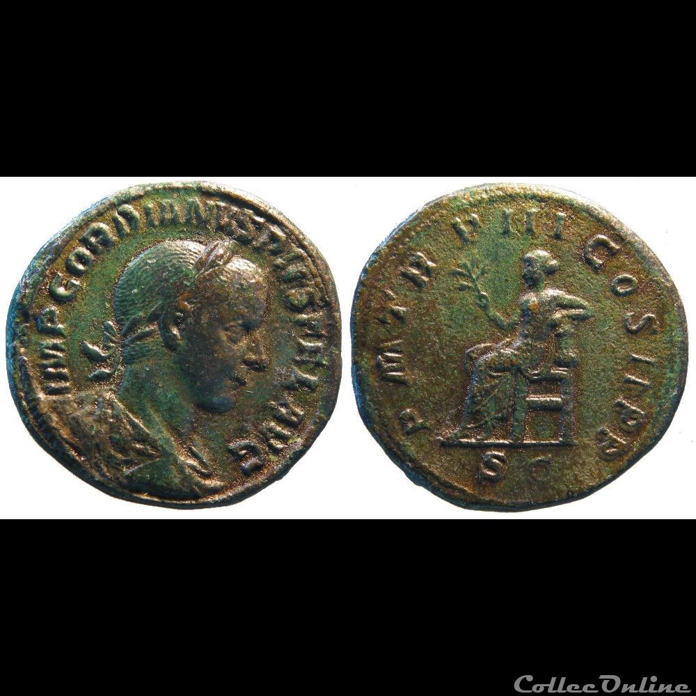 monnaie antique romaine sesterce