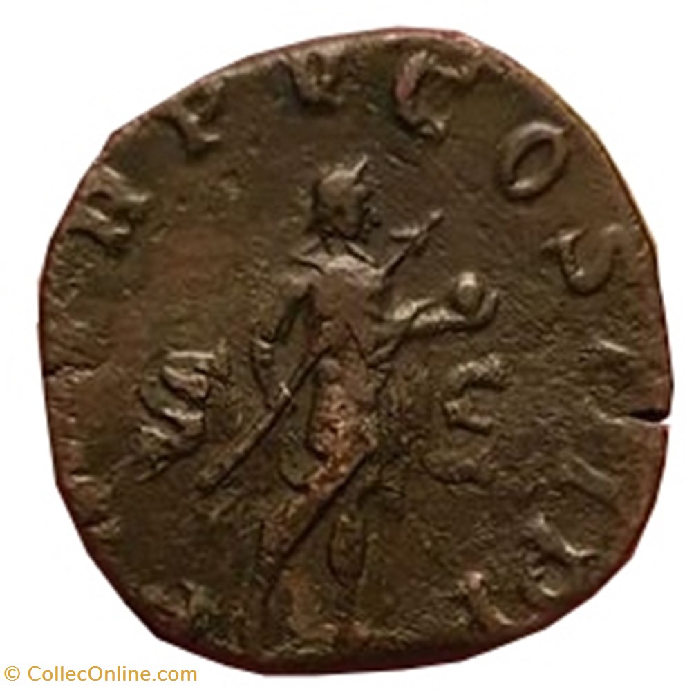 sesterce fauté COS III monnaies antiquite av jc ap romaines republicaines imperiales sesterce faute cos iii