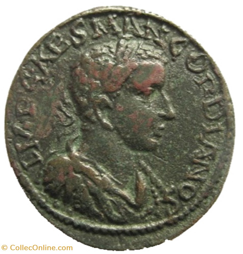 monnaie antique av jc ap romaine provinciale ae 33 louve