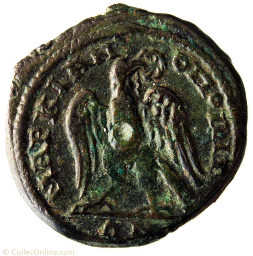 Tétrassaria aigle monnaie antique av jc ap romaine provinciale tetrassaria aigle