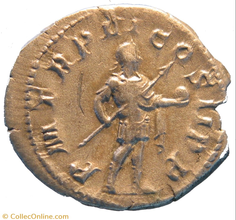 antoninien 4e émission Gordien monnaie antique av jc ap romaine antoninien 4e emission gordien