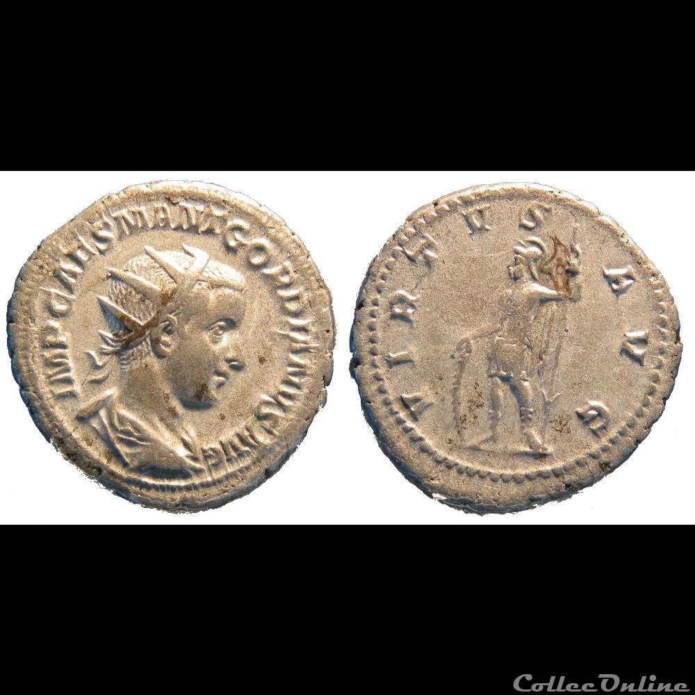 antoninien 1ere émission VIRTVS AVG monnaie antique jc ap romaine antoninien 1ere emission virtvs avg