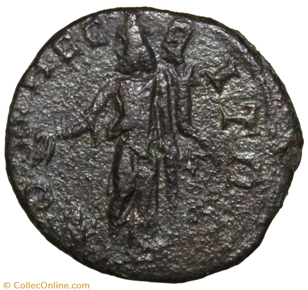 Triassaria Sarapis monnaie antique av jc romaine provinciale triassaria sarapis