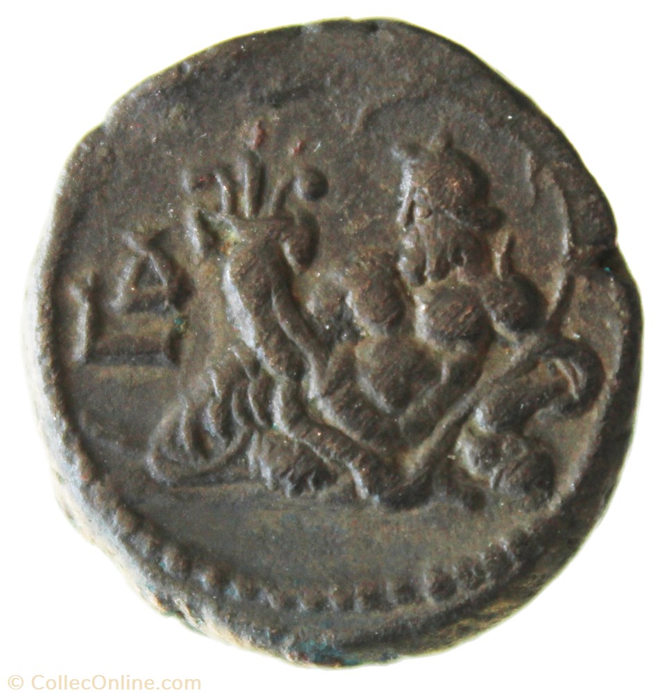 monnaie antique av jc ap romaine provinciale gordien auguste an 4 nilus