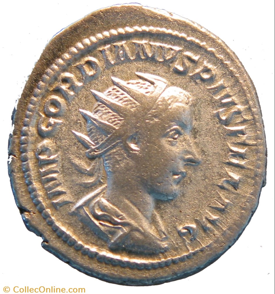 antoninien 3e émission 3e phase Gordien hybride monnaie antique av jc ap romaine antoninien 3e emission 3e phase gordien hybride