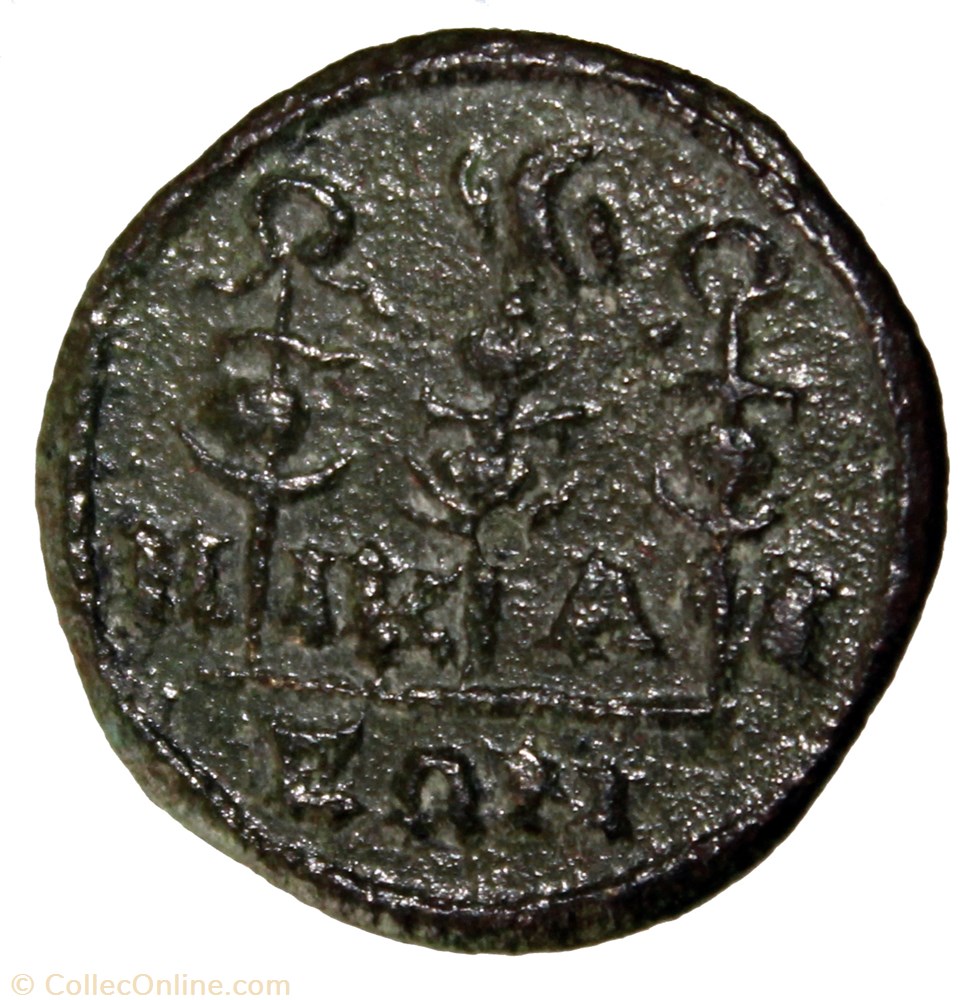 Gordien AE20 3 étendards monnaie antique av jc ap romaine provinciale gordien ae20 3 etendards