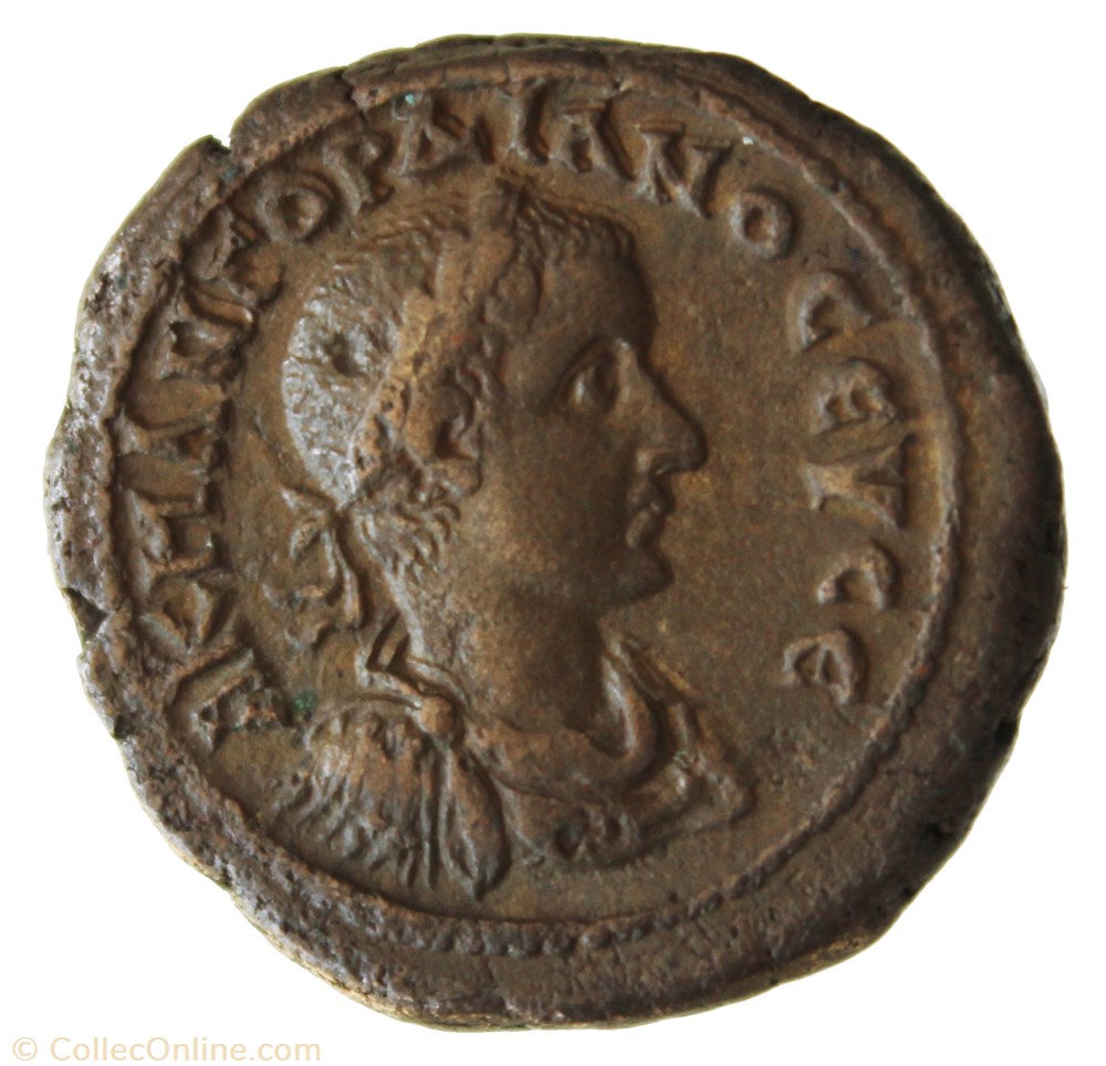 Gordien Auguste an 4 aigle monnaie antique av jc ap romaine provinciale gordien auguste an 4 aigle