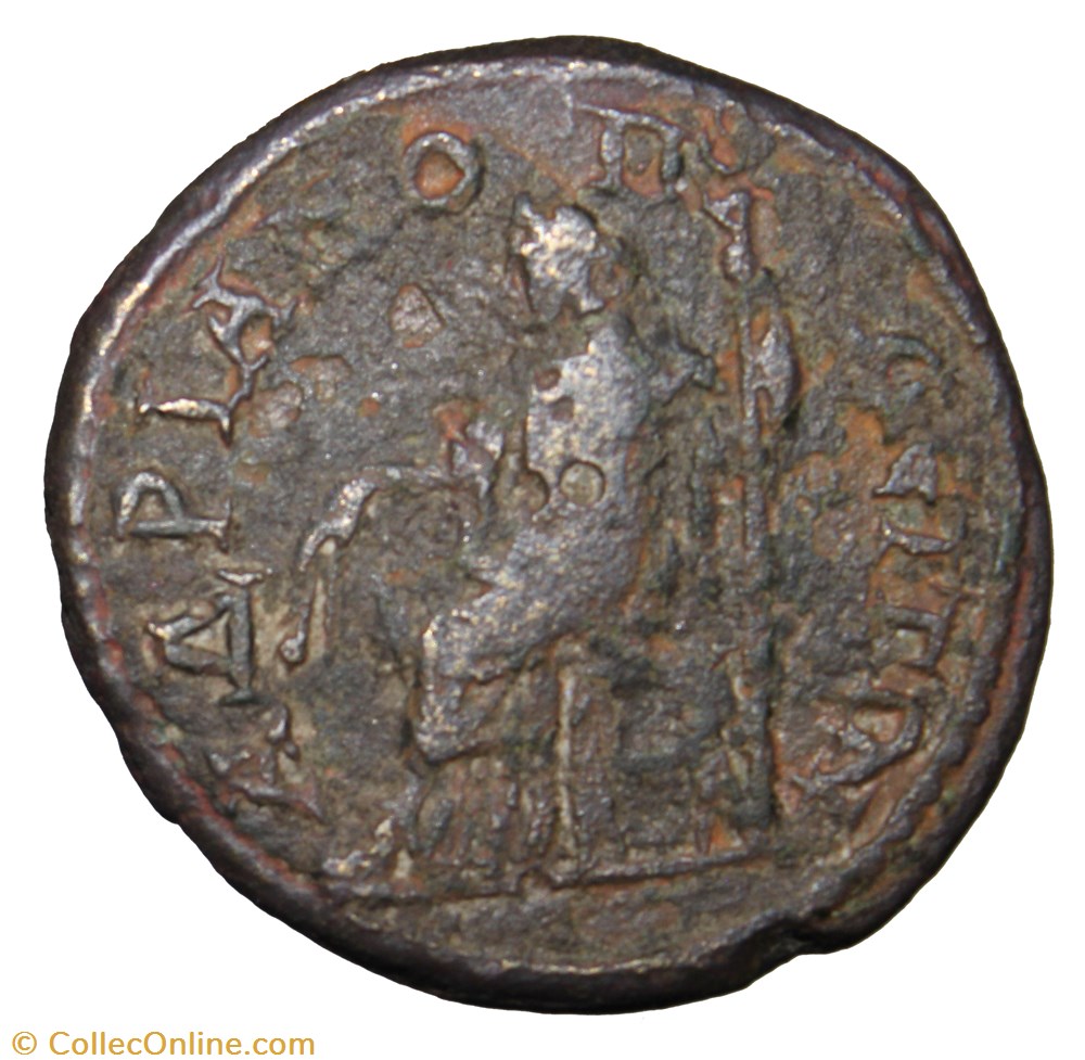 Gordien Tétrassaria Demeter monnaie antique av jc ap romaine provinciale gordien tetrassaria demeter