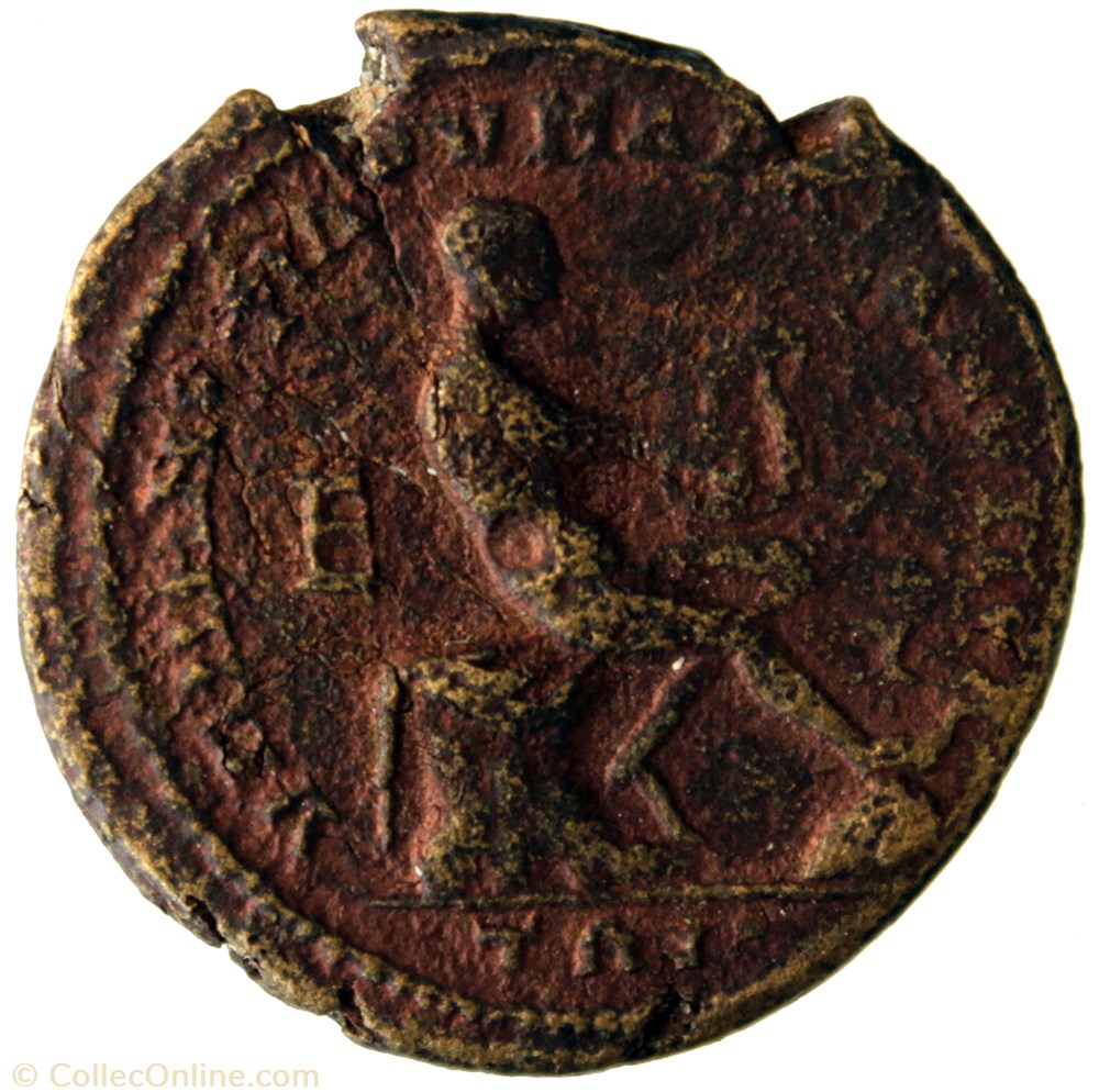Pentassaria Gordien et Sarapis Apollon monnaie antique av jc romaine provinciale pentassaria gordien et sarapis apollon