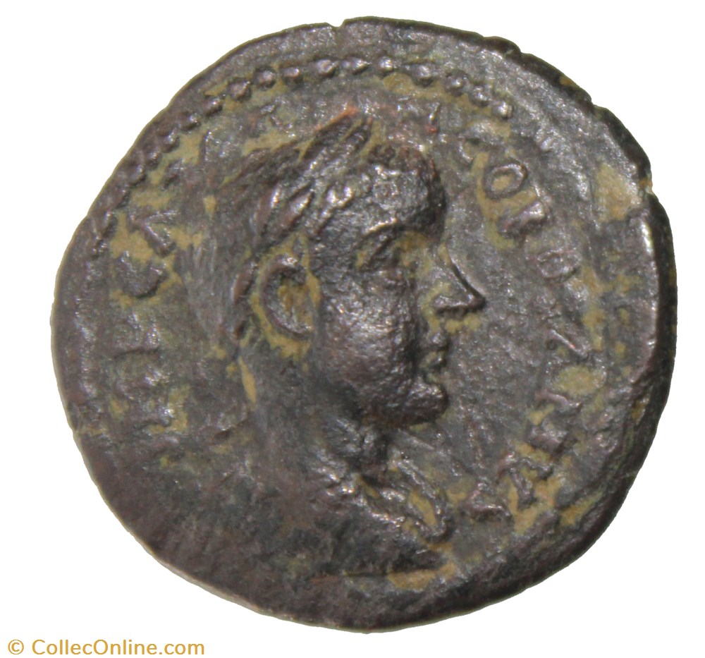 Coela Gordien diassaria (proue) monnaie antique av jc ap romaine provinciale coela gordien diassaria proue