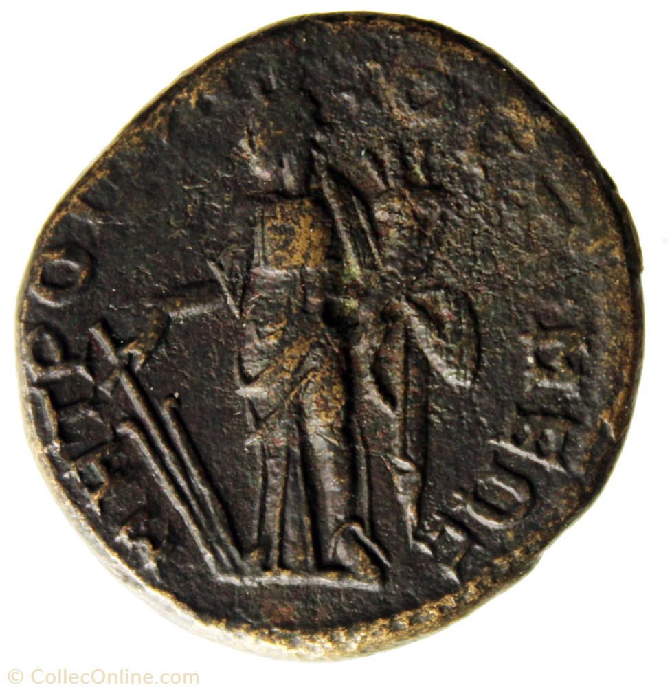 Tétrassaria Gordien et Tranquilline Tyche monnaie antique av jc ap romaine provinciale tetrassaria gordien et tranquilline tyche
