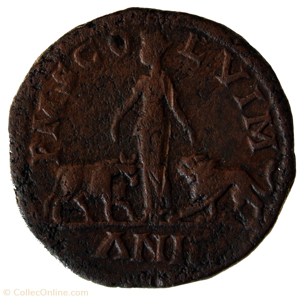 sesterce AN 3 monnaie antique av jc ap romaine provinciale sesterce an 3