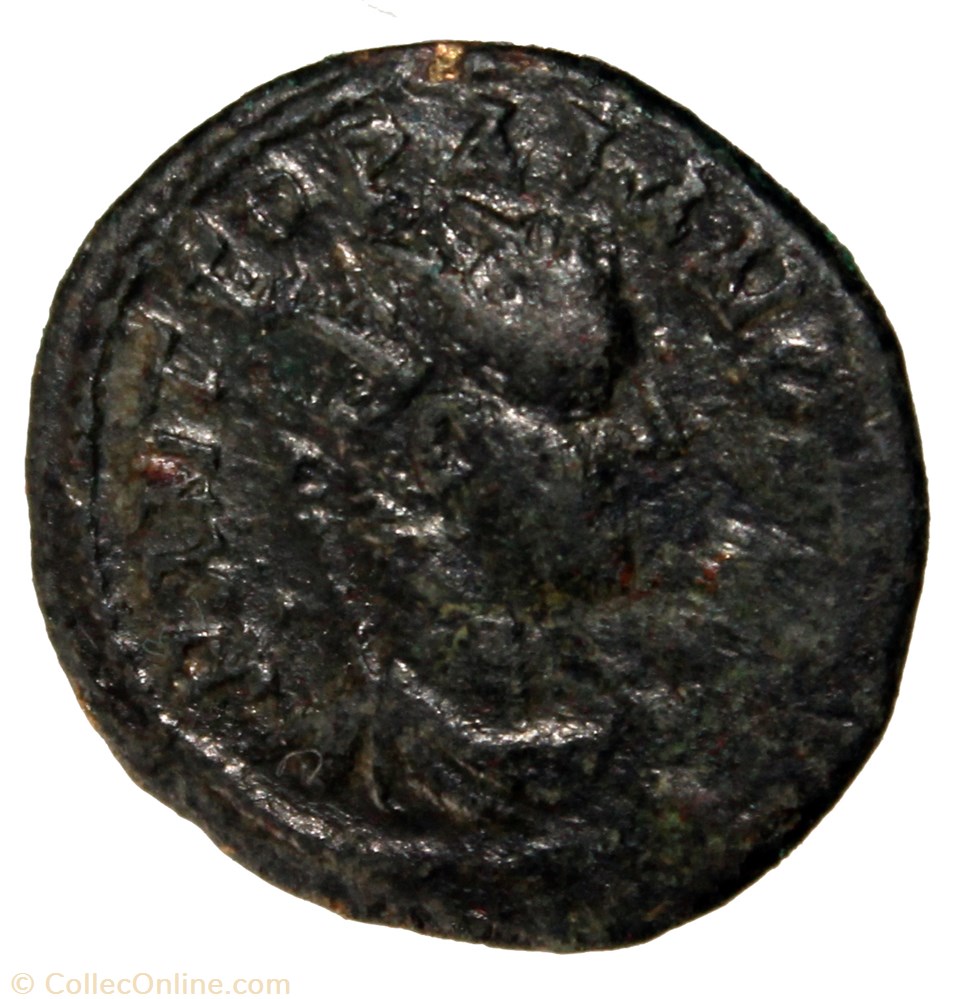 monnaie antique av jc ap romaine provinciale gordien ae20 4 etendards